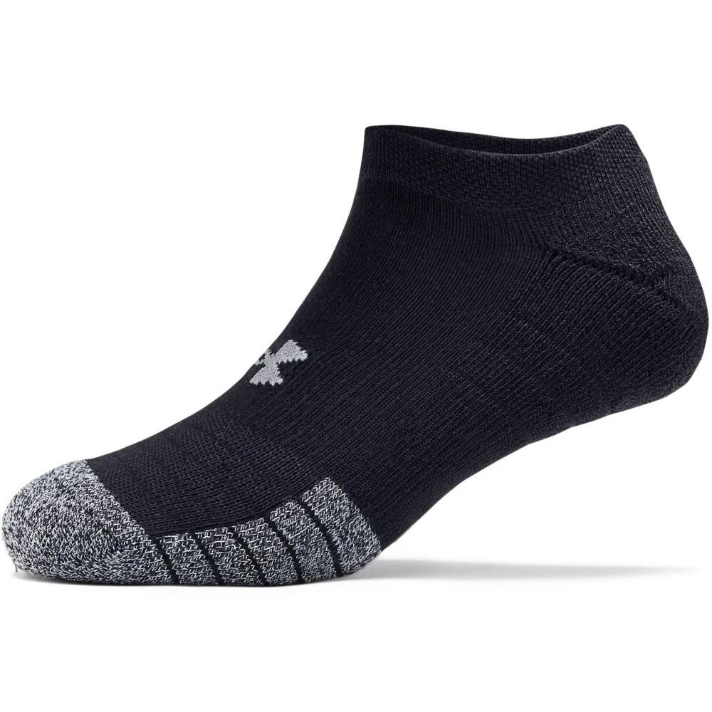 Under Armour HeatGear No Show 3-Pack Golf Socks 1346755 - Image 2