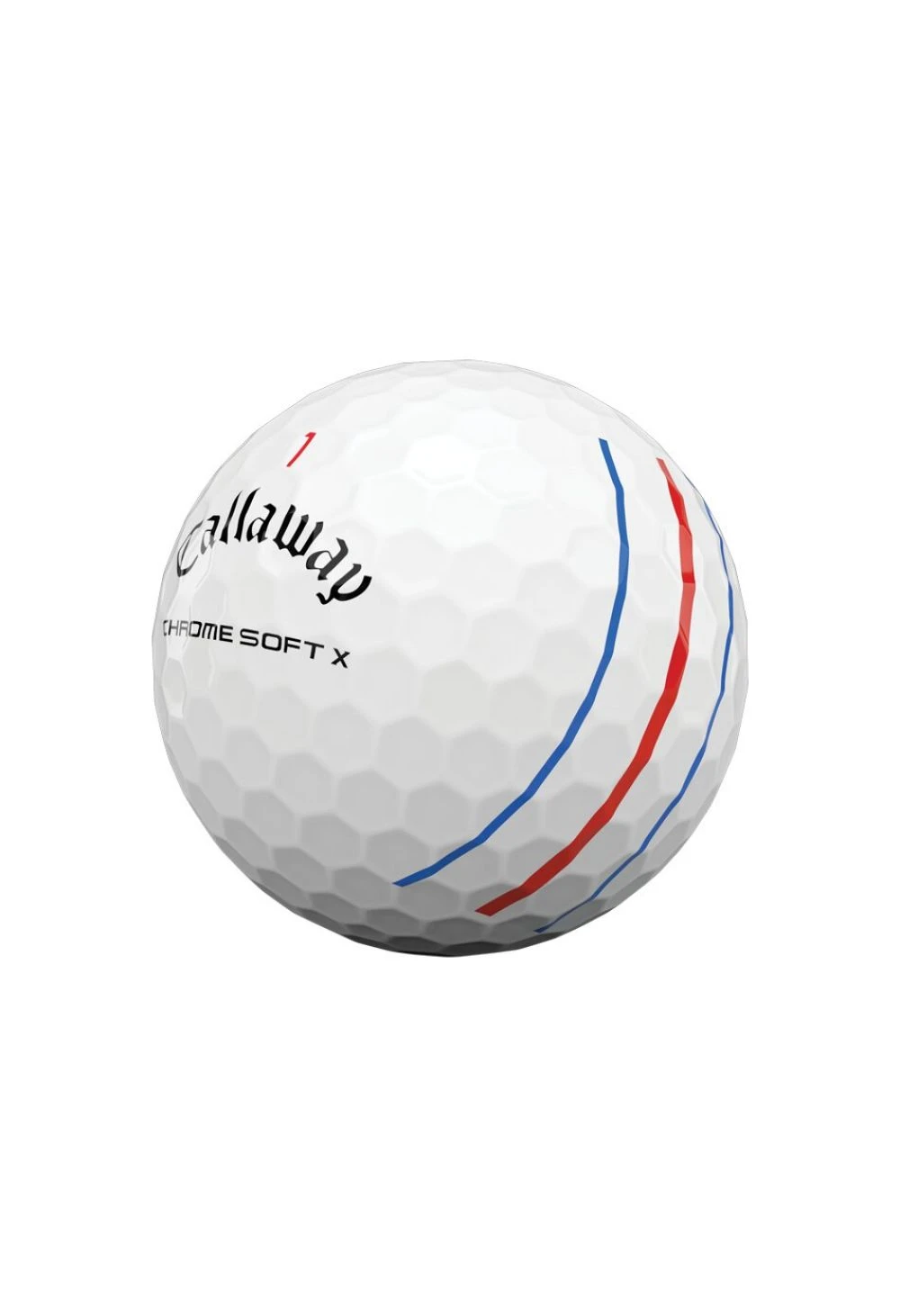 Callaway Chrome X Soft Triple Track Golf Balls | White - Image 2