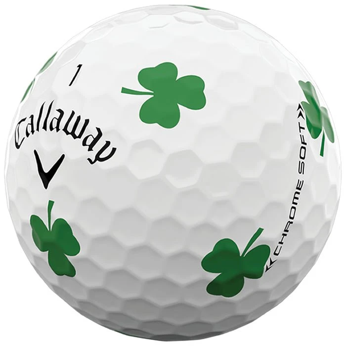 Callaway Chrome Soft Truvis Shamrock Golf Balls - Image 3