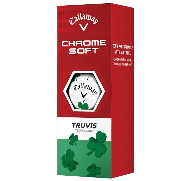Callaway Chrome Soft Truvis Shamrock Golf Balls - Image 2