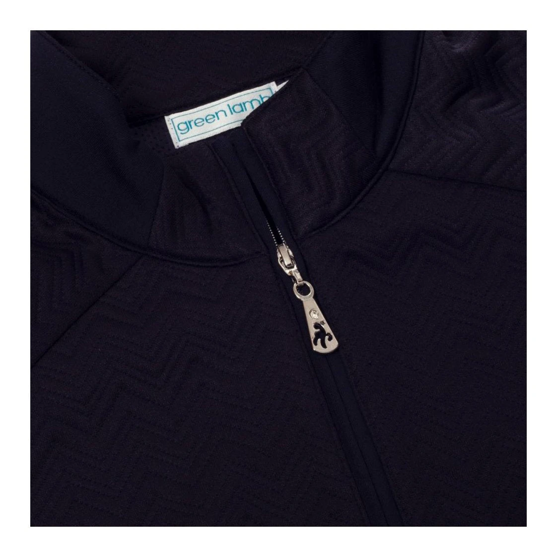 Green Lamb Ladies Glena Zigzag Golf Jacket AG21895 - Image 3