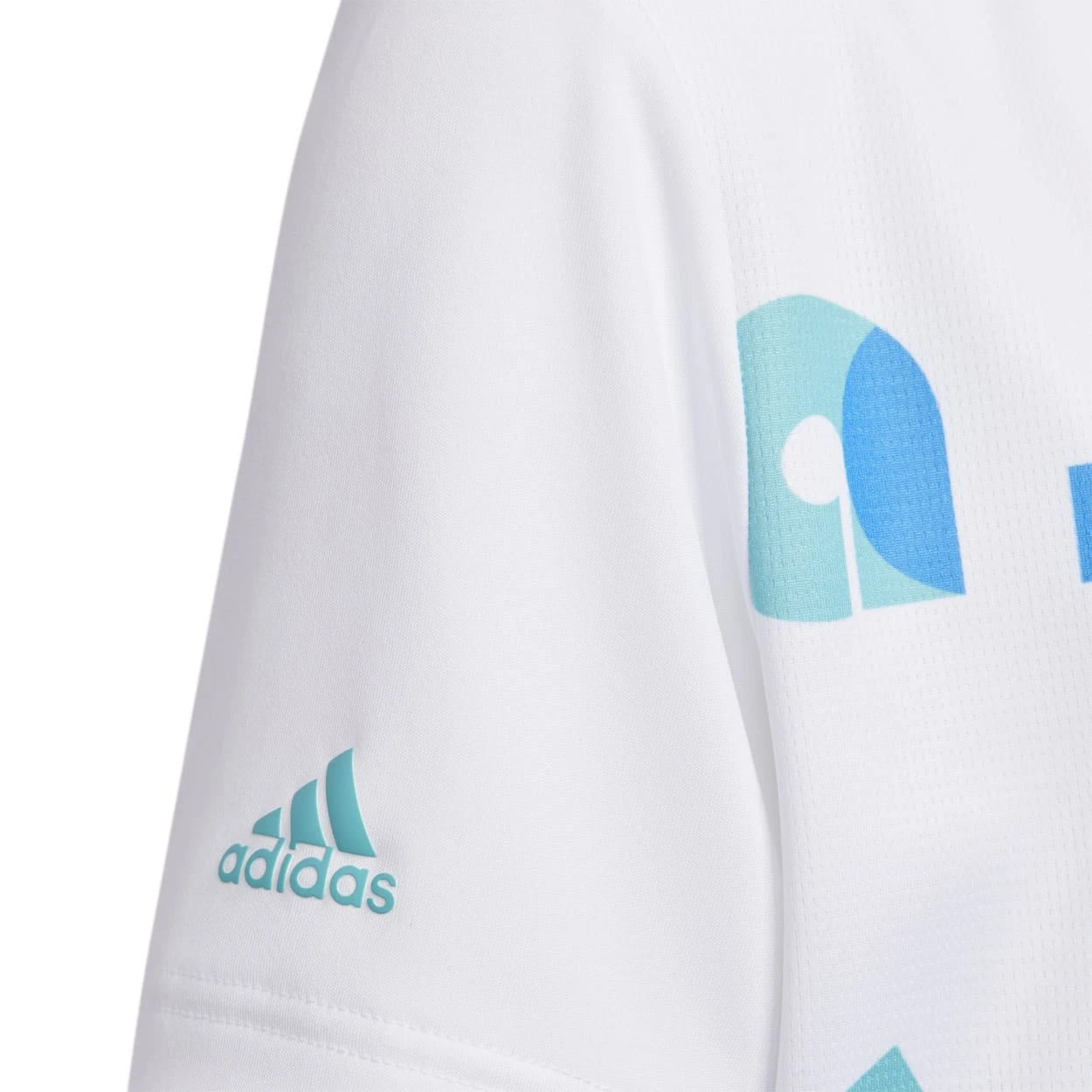 Adidas Junior Graphic Print Golf Polo Shirt HC0250 - Image 3