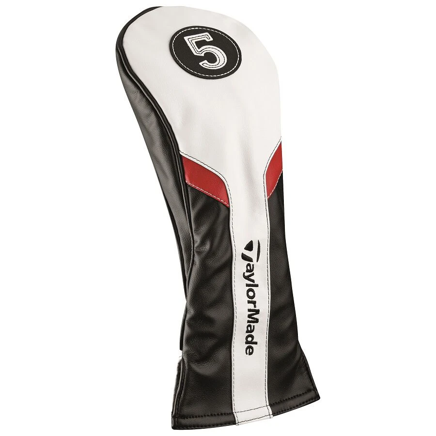 TaylorMade Golf Headcovers | White/Black/Red - Image 3