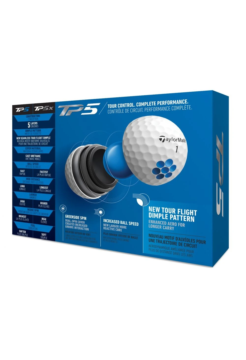 TaylorMade TP5 Golf Balls | White - Image 2
