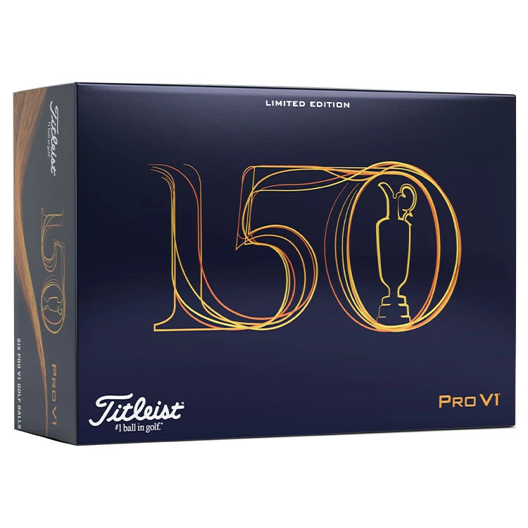 Titleist Limited Edition Pro V1 150th Open Golf Balls | Half Dozen