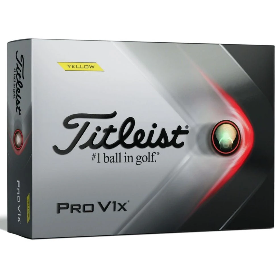 Titleist Pro V1X Golf Balls | Yellow