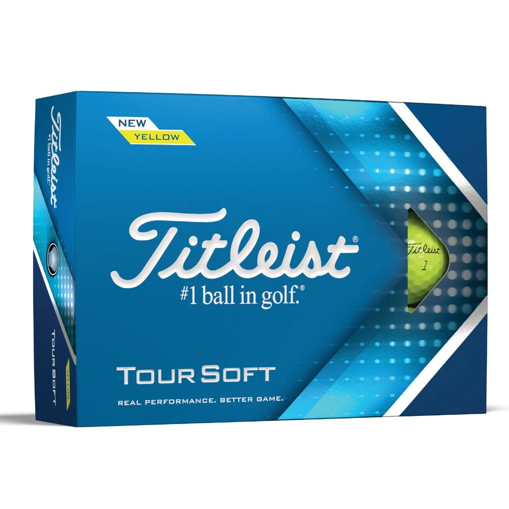Titleist Tour Soft Golf Balls | Yellow