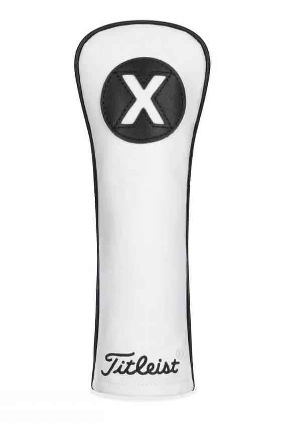 Titleist White & Black Leather Headcovers TA20TASCWB - Image 5