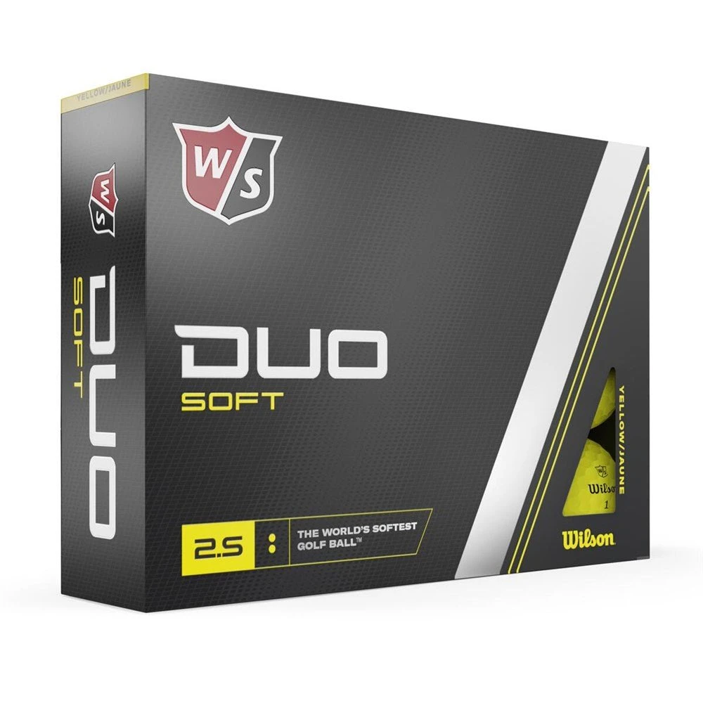 Wilson Duo Soft Golf Balls | Yellow